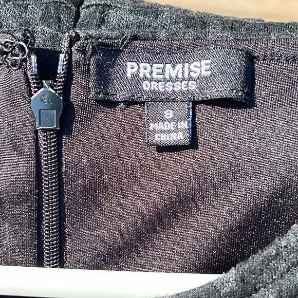 Premise Dresses animal print black dress. Size 8. Great condition. - Picture 6 of 7